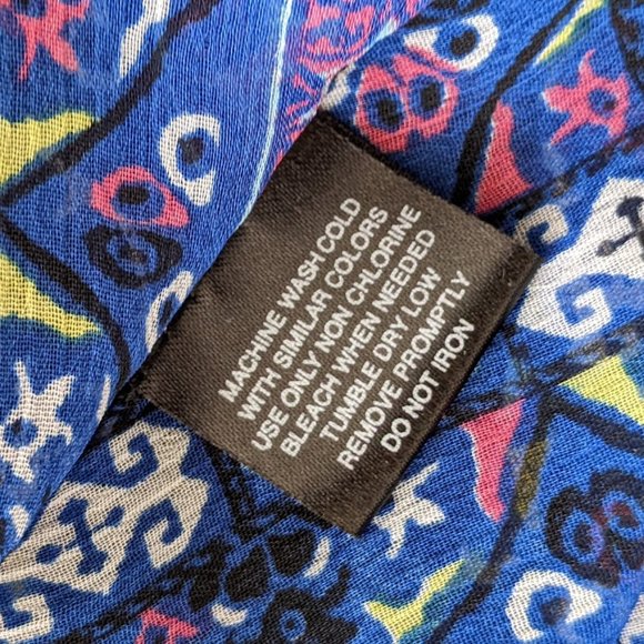 Eye Candy Blue and Black Lace Cover Up Size 2X - Picture 8 of 8